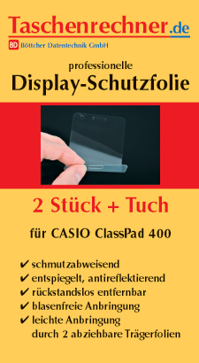 Displayschutz für FX-CP400