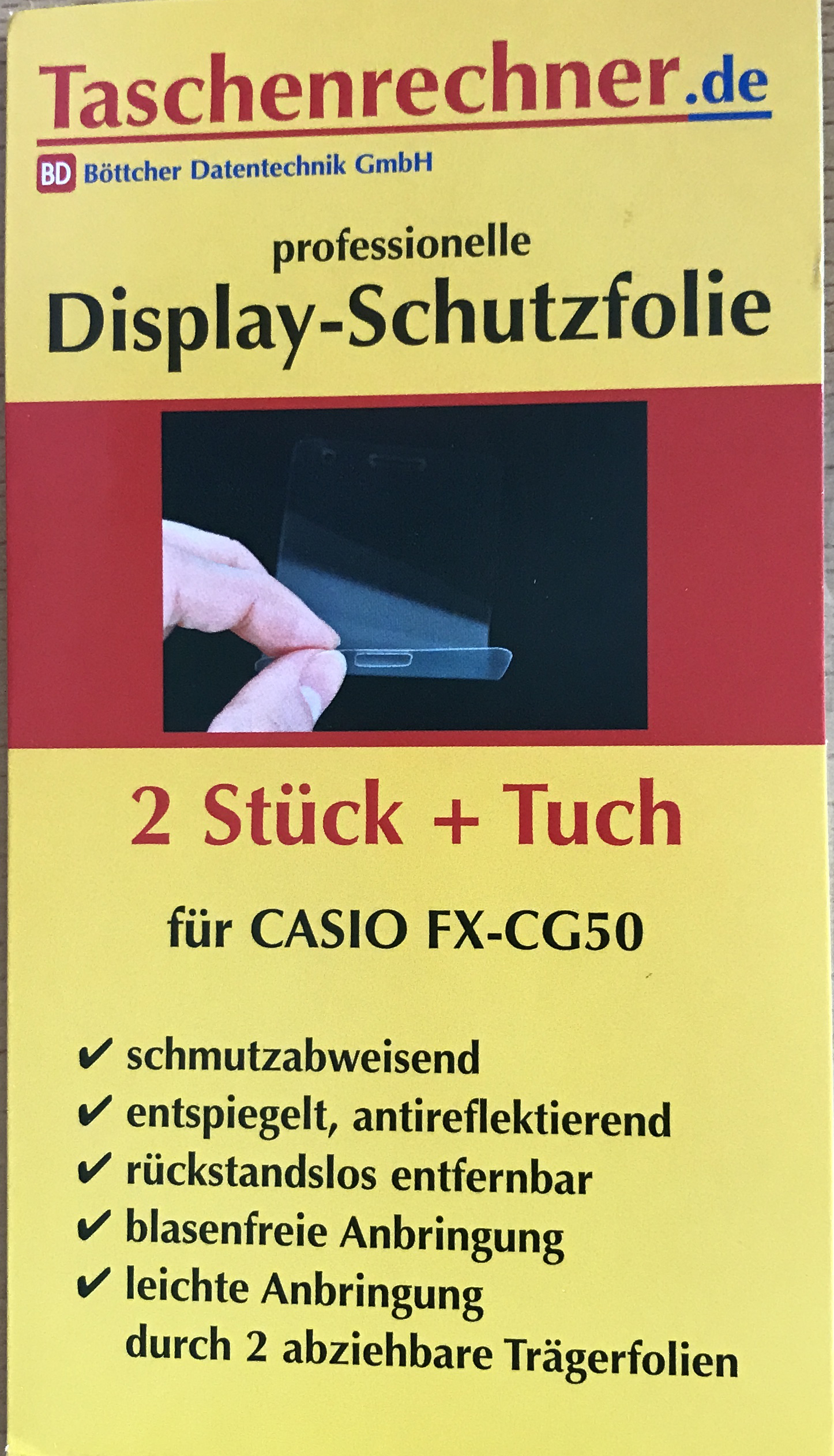 Displayschutz für FX-CG50