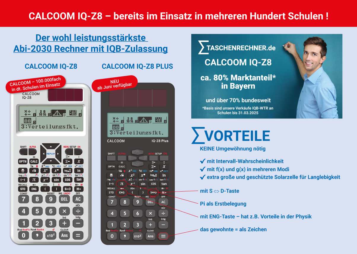 Der aktuelle Calcoomflyer