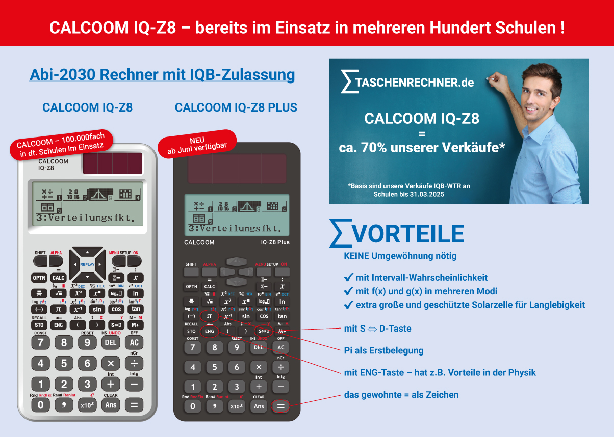 Der aktuelle Calcoomflyer